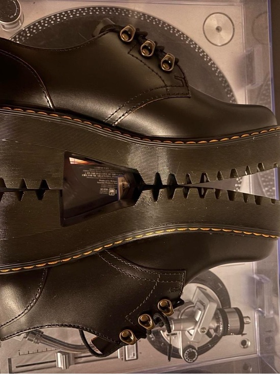 Dr. Martens Women's Black Lace-Up Chunky Platform Boots - Picture 6 of 6